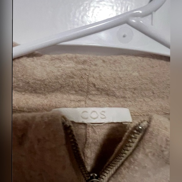 COS Oatmeal Color Wool Jacket Size M - Picture 2 of 3